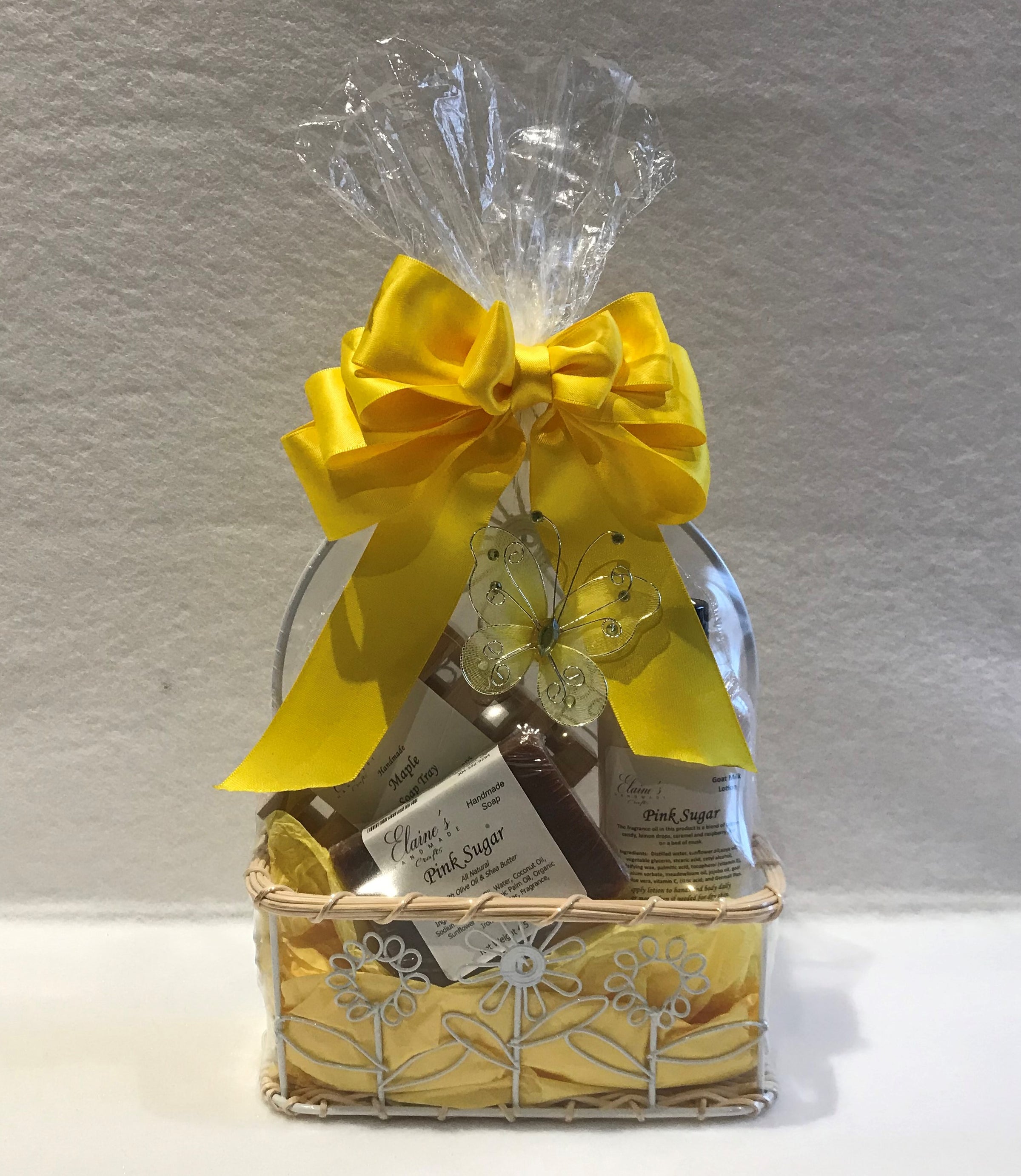 Goat Soap Gift Basket (medium)